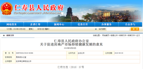 房地產(chǎn)調(diào)控深入 仁壽、眉山、西昌、自貢出臺最新樓市新政